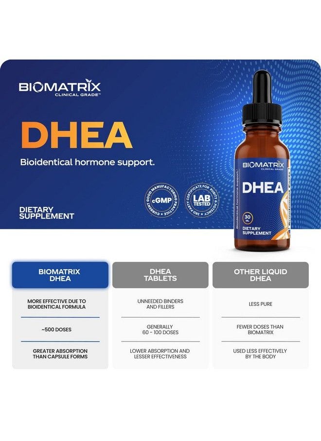Dhea Liquid Hormone Supplement For Adrenal Brain Heart Bone  Micronized And Liquified For Maximum Absorption Precision Dosing Efficacy Dhea 30 Ml 1200Mg Total