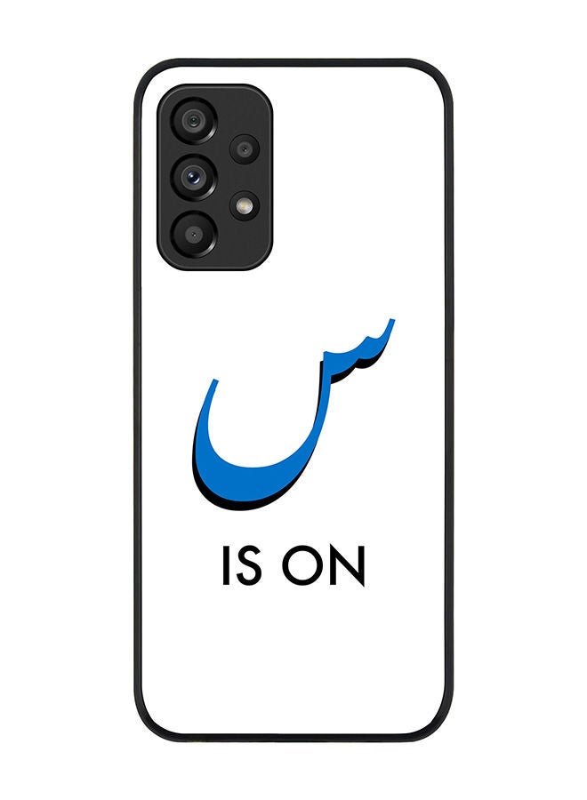 Stylizedd Rugged Black edge case for Samsung Galaxy A33 5G Slim fit Soft Case Flexible Rubber Edges Anti Drop TPU Gel Thin Cover - Seen is on - Image 1