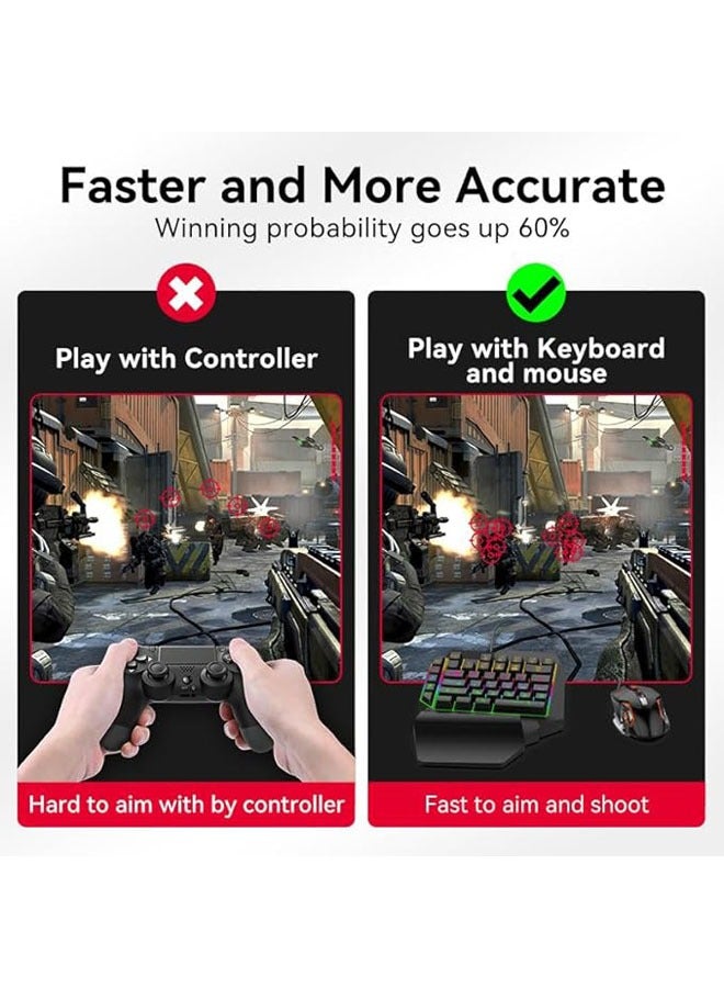 general Keyboard and Mouse Adapter Controller Adapter for Xbox Series S/X, PS3/4/5, and Switch with Keymap Support - Image 5