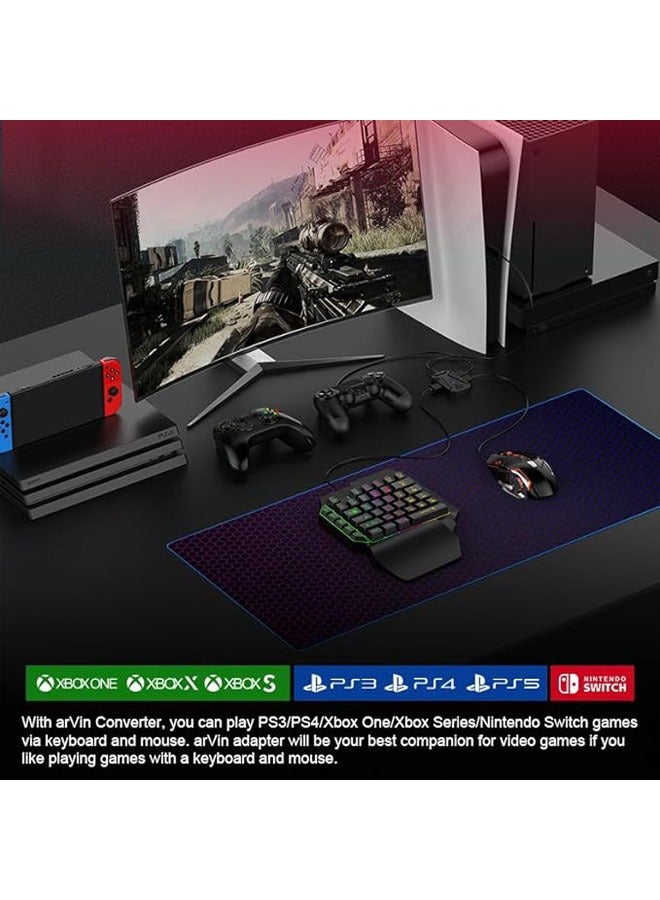 general Keyboard and Mouse Adapter Controller Adapter for Xbox Series S/X, PS3/4/5, and Switch with Keymap Support - Image 3