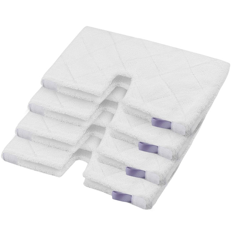 MXZONE S3501 S3601 Steam Mop Replacement Pads Compatible with Shark Steam Pocket Mop Vacmop Replacement Pads for Shark Steamer Pads S3500 Series S3501 S3601 S3550 S3601D S3901 S3801 S3801CO White