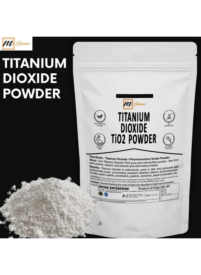 mGanna 100% Natural Non-nano & Uncoated Titanium Dioxide Powder for Skin Hair and Health Care 0.5 LBS / 227 GMS - Image 3