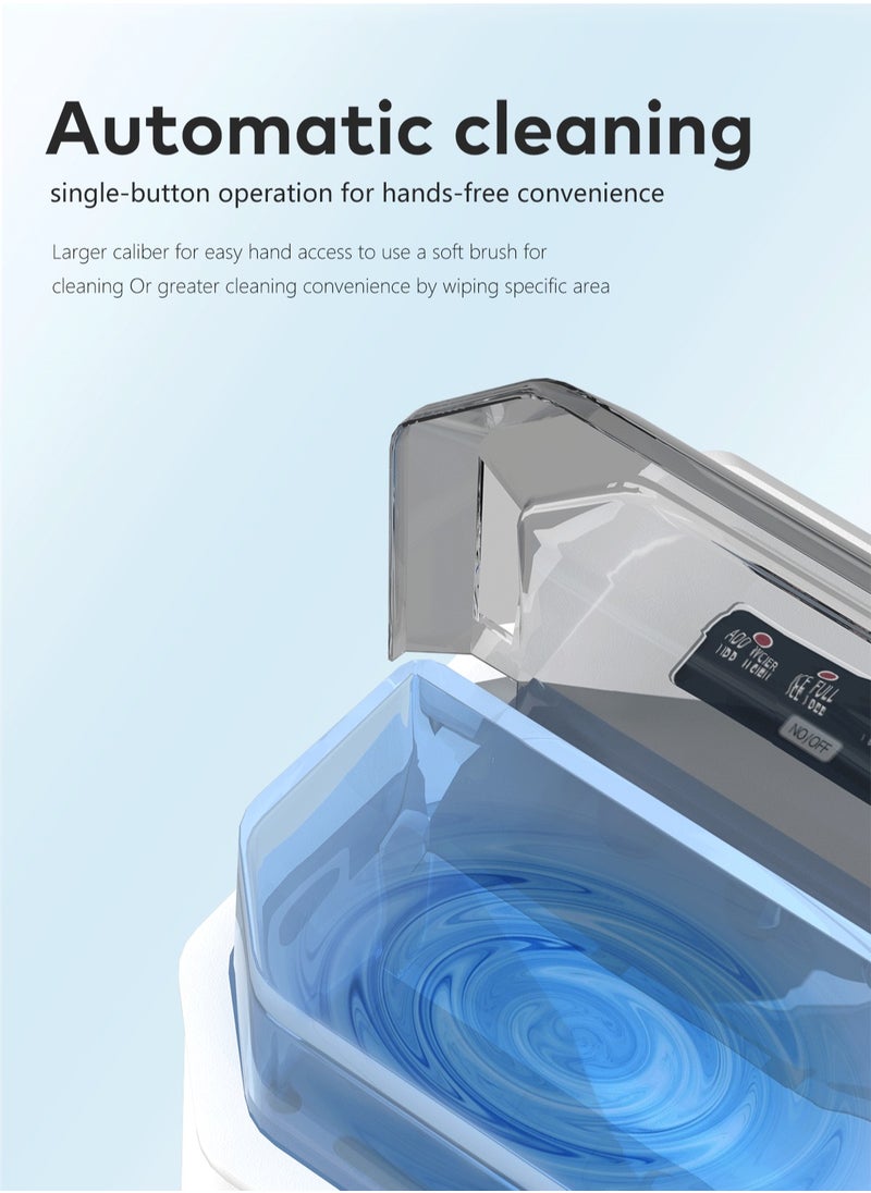 CKGO - Portable Ice Cube Maker Machine Making Bullet Ice 9pcs/6 to 10min Capacity 1.3L/60pcs Automatic Self Cleaning Countertop with Ice Scoop for Home Kitchen Coffee Shops - Image 1