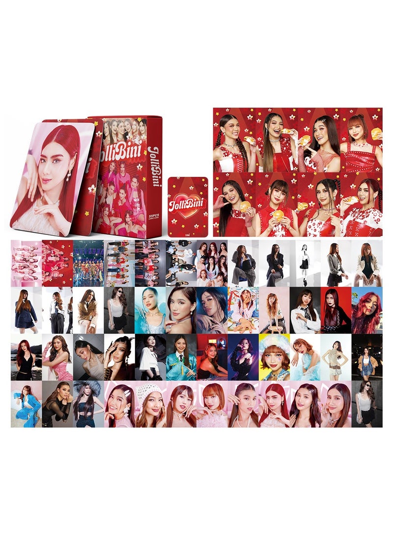NIBEMINENT 55 Pcs BINI JolliBINI Series Lomo Cards Card For Fans Collection Gifts - Image 1