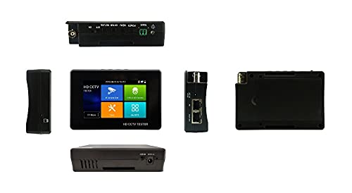 EVERSECU 5 in 1 CCTV Tester Support Up to 4K IP Camera & 720P/1080P/3mp/4mp/5 Megapixel AHD, TVI, CVI & CVBS Analog Camera, 4" Touch Screen Security Video Monitor, POE Out, IP Scan, UTP Cable Test - Image 2