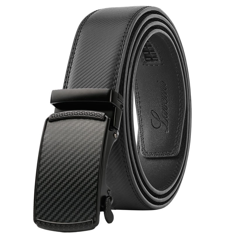 Lavemi Men's Real Leather Ratchet Dress Casual Belt, Cut to Exact Fit,Elegant Gift Box(55-44371 44") - Image 1