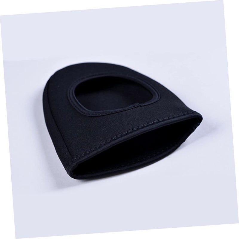Windproof Cycling Shoe Covers 2 Pairs Half Shoe Protection Comfortable Lock Shoes Black - Image 4