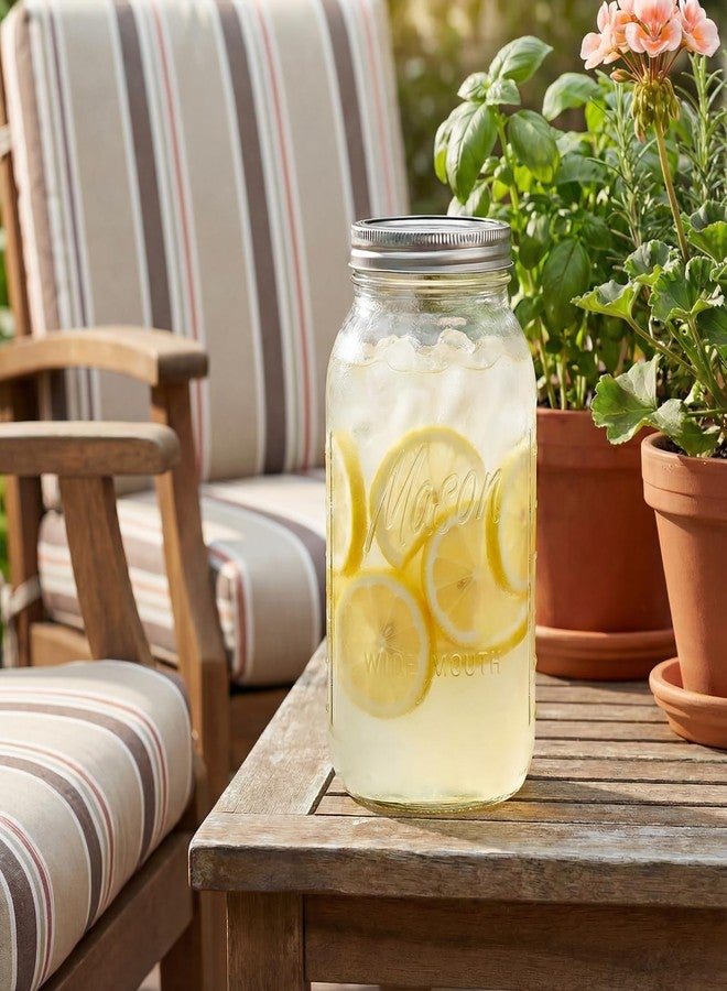 WELLIFE 3 Pack 64oz Wide Mouth Mason Jars,Half Gallon Mason Jar for Pickling, Canning, Fermenting and Food Storage, Microwave & Dishwasher Safe - Image 4