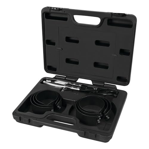 Performance Tool مجموعة ضغط حلقات المكبس Performance Tool W89410 - تركيب سهل لحلقات المكبس لمعظم السيارات والشاحنات - مقاييس SAE وMetric - تشمل 12 حجمًا - Image 1