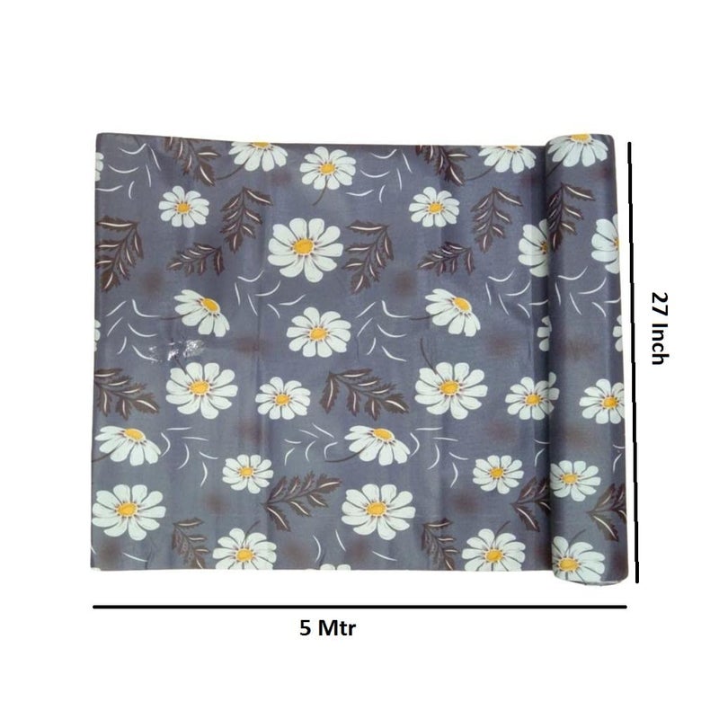 CASANEST PVC Drawer MatKitchen Slab roll5 mtr Length27 inch WidthWashable Shelf Liner RollShoe Rack Roll05roll003 - Image 3