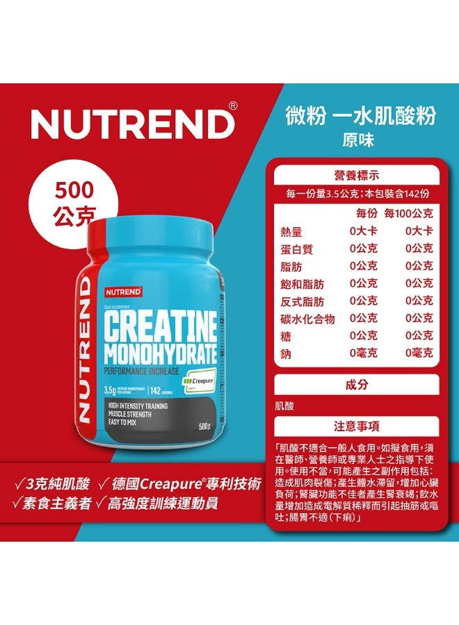 Nutrend, Creatine Monohydrate, Performance Increase, 300g - Image 4