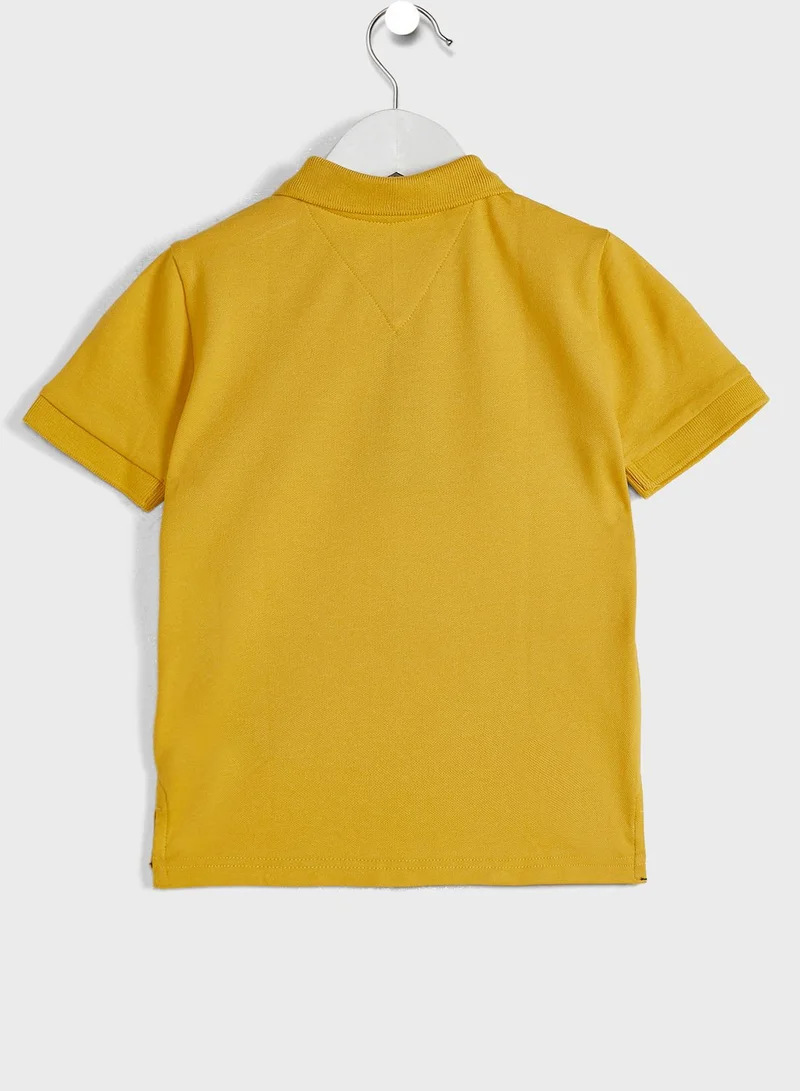 TOMMY HILFIGER Kids Color Block Polo