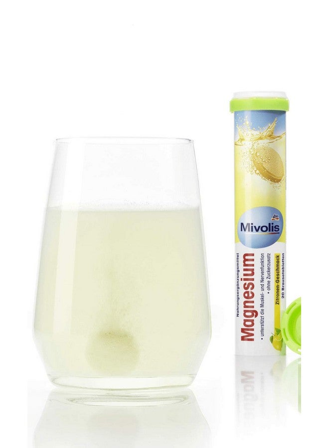 mivolis Magnesium Effervescent Tablets Dietary Supplements 8 Tubes X 20 Pcs ; Germany - Image 2