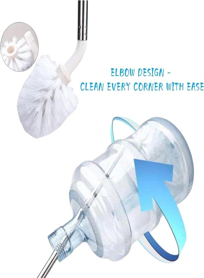 PUTHAK 1pc, Long-Handled 360° Rotating Water Bottle Cleaning Brush with 1pc Heavy-Duty Water Bottle Lifter Easy Carry Handle, Combo of 2 (Note: Bottle Not Included) - Image 5