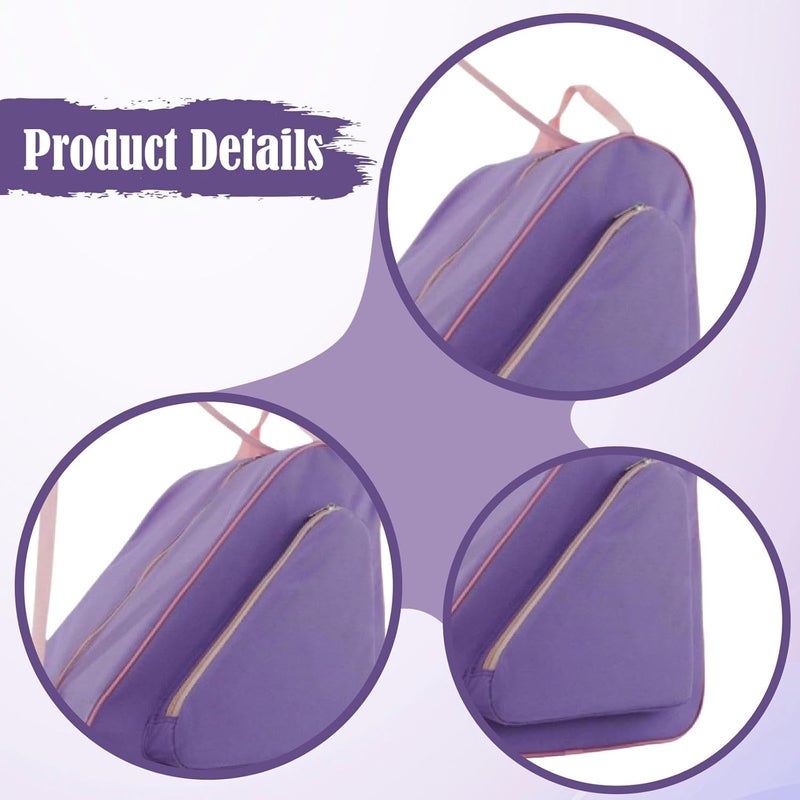 Colaxi Skate Bag Figure Carrier with Handle Practical 40x40x26cm Women Men Kids Trendy Breathable Handbag Skating Shoes Carrying Bag - Image 5