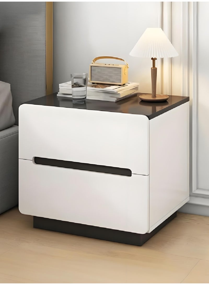 XiuWoo Nightstand with 2 Drawers, Bedside Storage Cabinet Side Table for Bedroom and Living Room - Image 1