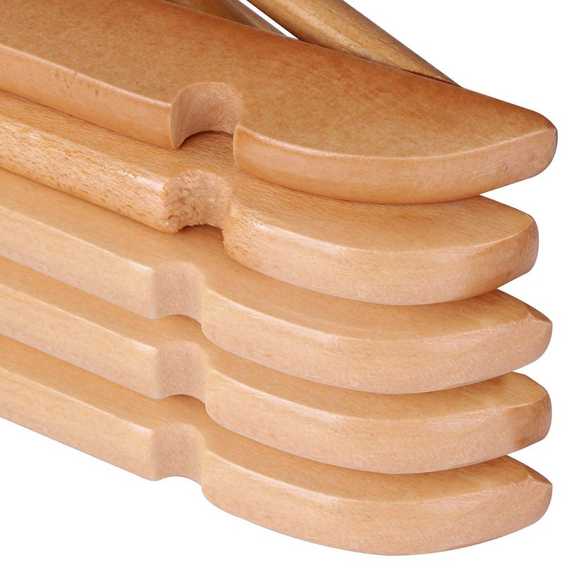 shreenath craft Holder Indias First Unique Design Wooden Hanger for Clothes Wardrobe Sarees Pants Scarfs and Other Clothes Locking Bar Hanger Set of 6 - Image 5