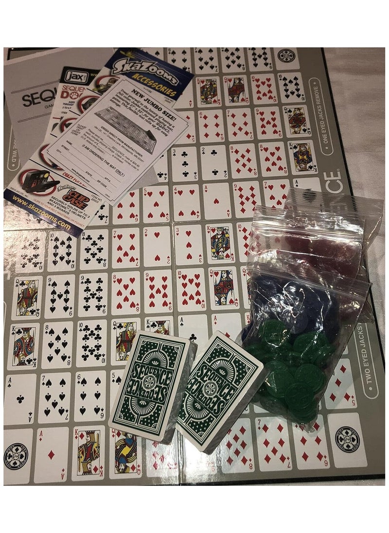 Generic - Sequence Board Games Create a Family Exciting Card Board Game | Strategy Games for Kids - Hard Board Game, Playing Cards, Family Game Suitable for Ages 7 and Up - Image 1