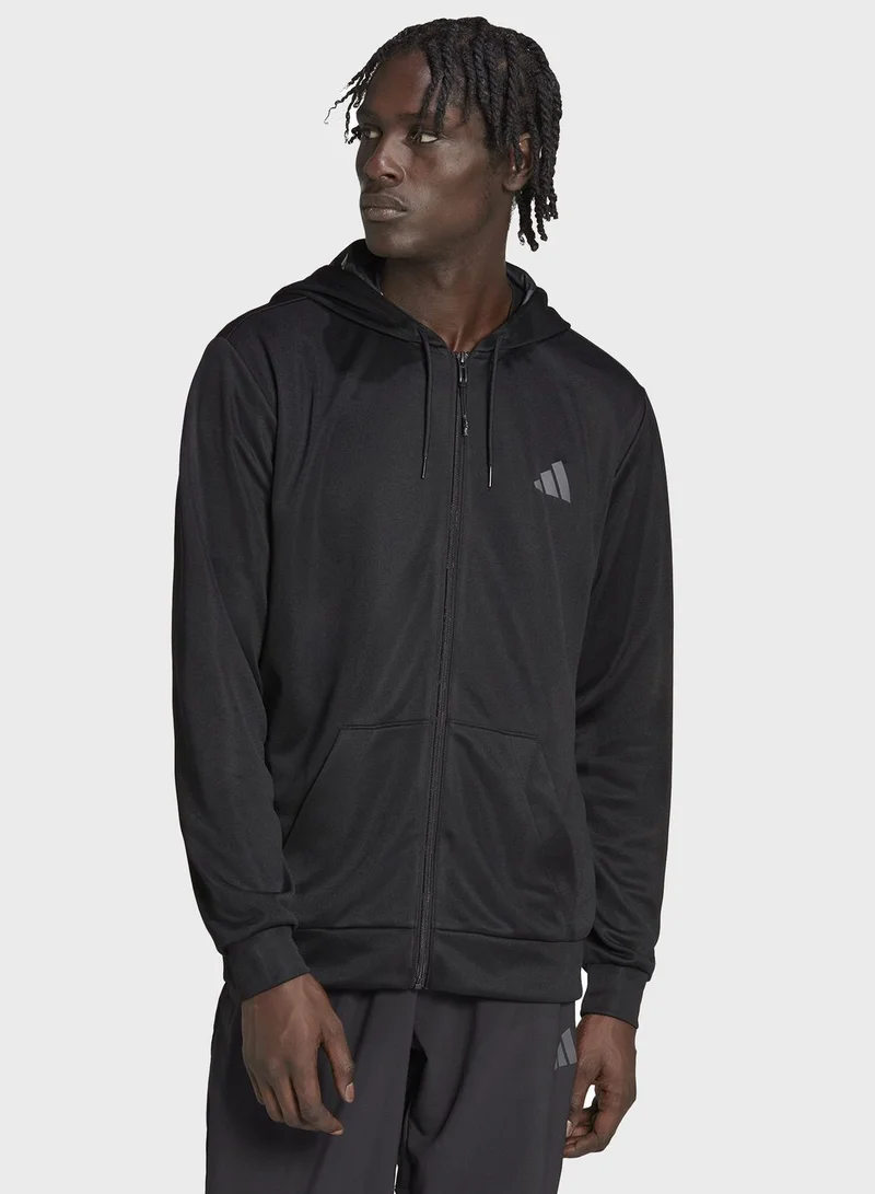 Adidas Train Essentials Seasonal Training Full-Zip Jacket