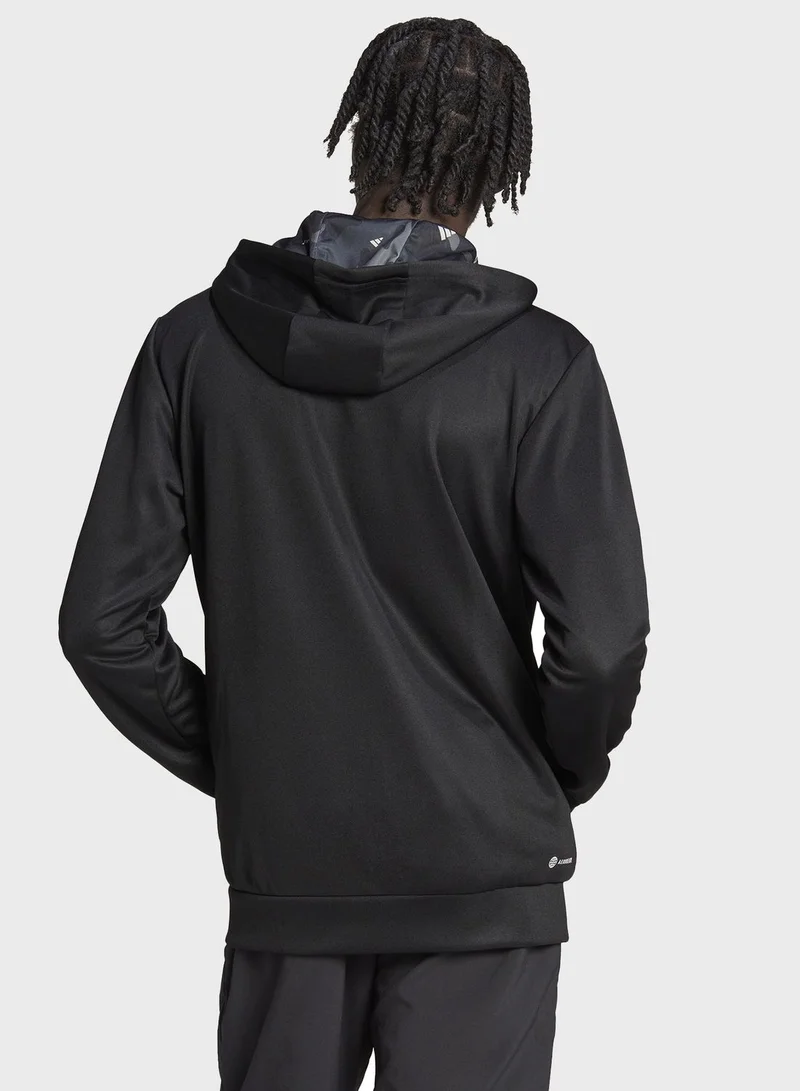 Adidas Train Essentials Seasonal Training Full-Zip Jacket
