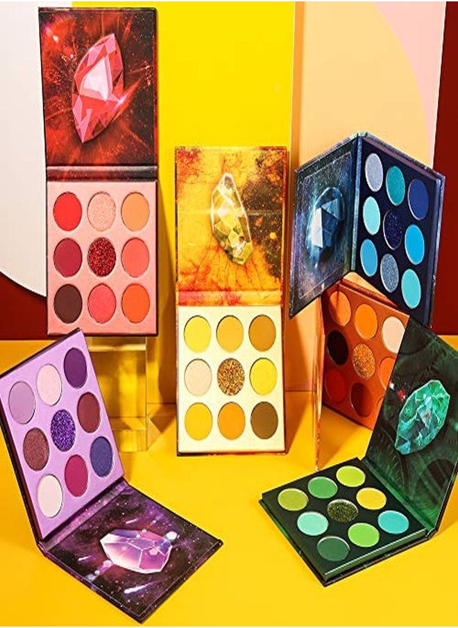docolor - Eyeshadow Palette 54 Colors Gemstone Eye Shadow Palette Highly Pigmented Mattes Glitter Shimmers Naked Smokey Cream Powder Blendable Long Lasting Waterproof Colorful Professional Makeup Palette - Image 1