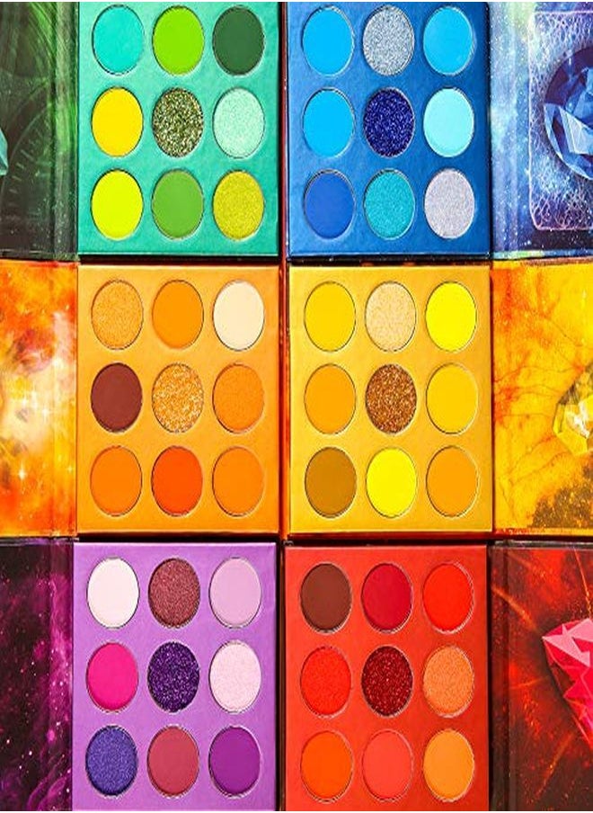 docolor - Eyeshadow Palette 54 Colors Gemstone Eye Shadow Palette Highly Pigmented Mattes Glitter Shimmers Naked Smokey Cream Powder Blendable Long Lasting Waterproof Colorful Professional Makeup Palette - Image 1