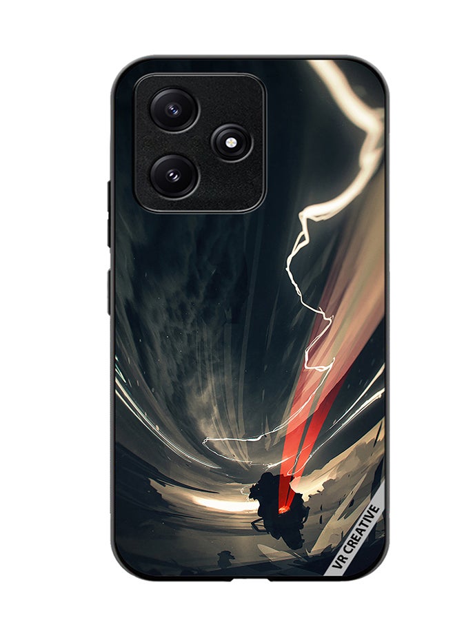 VR CREATIVE Protective Case Cover For Xiaomi Poco M6 Pro 5G Abstract Design Multicolour - Image 1