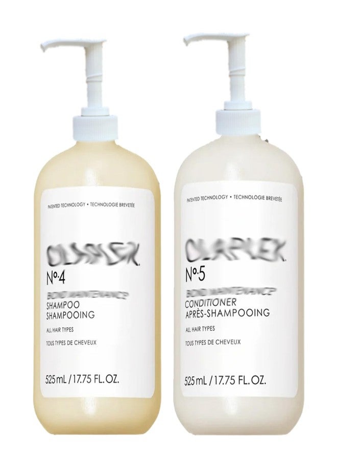 Ultra Essentials Dispenser Pumps Compatible with the New Size Jumbo Olaplex No. 4 Shampoo and No. 5 Conditioner 17.75 oz, 525 ml Size Bottles, Ultra Essentials (Two White Pumps - 4 and 5 (17.75oz Jumbo) - Image 3