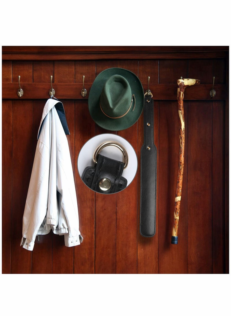 Y&D Riding Crop for Horses Durable Leather Paddle 18'' Lightweight Equestrian Crops - Image 5