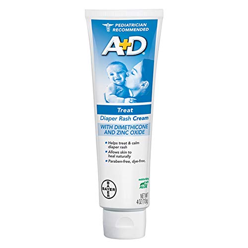 A + D A & D CREAM DIAPER RASH W/ALOE Size: 4 OZ - Image 3