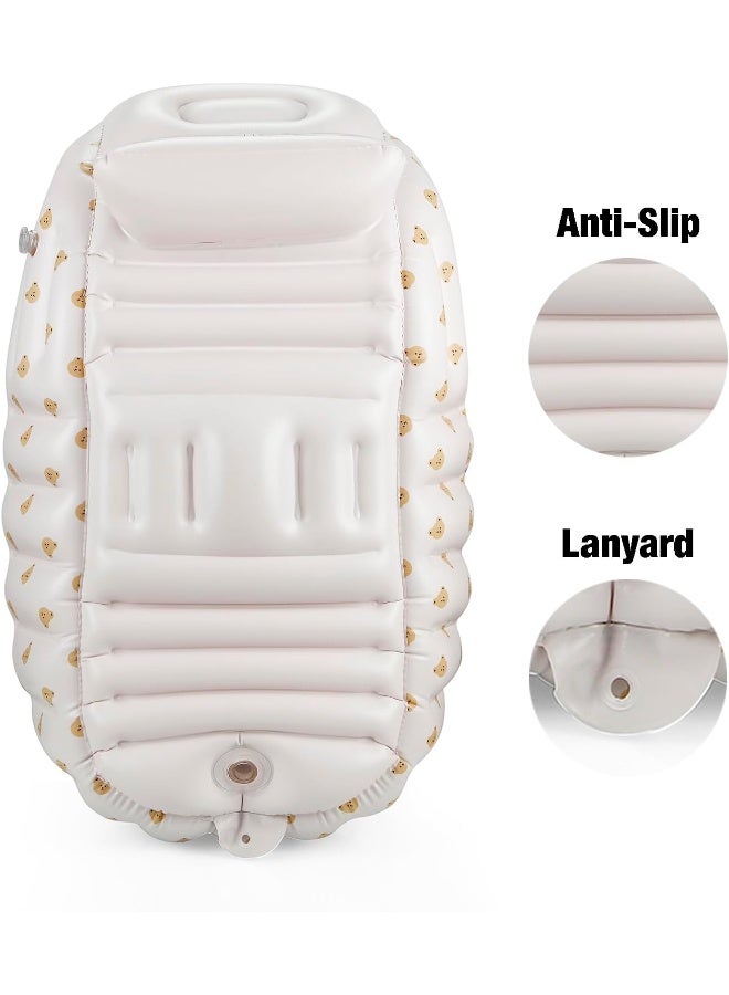 PandaEar 2Pack Baby Inflatable Bathtub & Baby Seat for 3 Months+ - Image 5