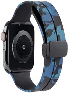Next store Compatible with Apple Watch Ultra Band 49mm 45mm 44mm 42mm, Soft Silicone Watch Band with Magnetic Clasp Compatible with iWatch Series 8/Ultra/7/SE/6/5/4/3/2/1 L