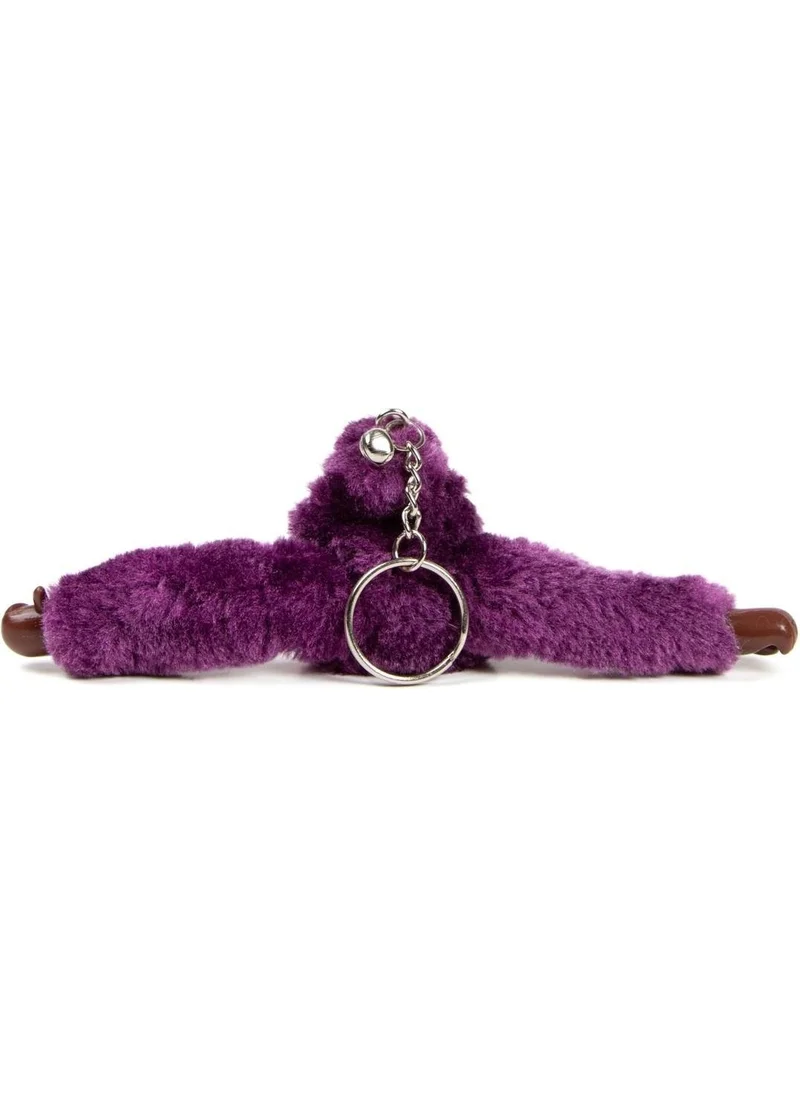 Newish Polo Newishpolo Monkey Plush Keychain Purple