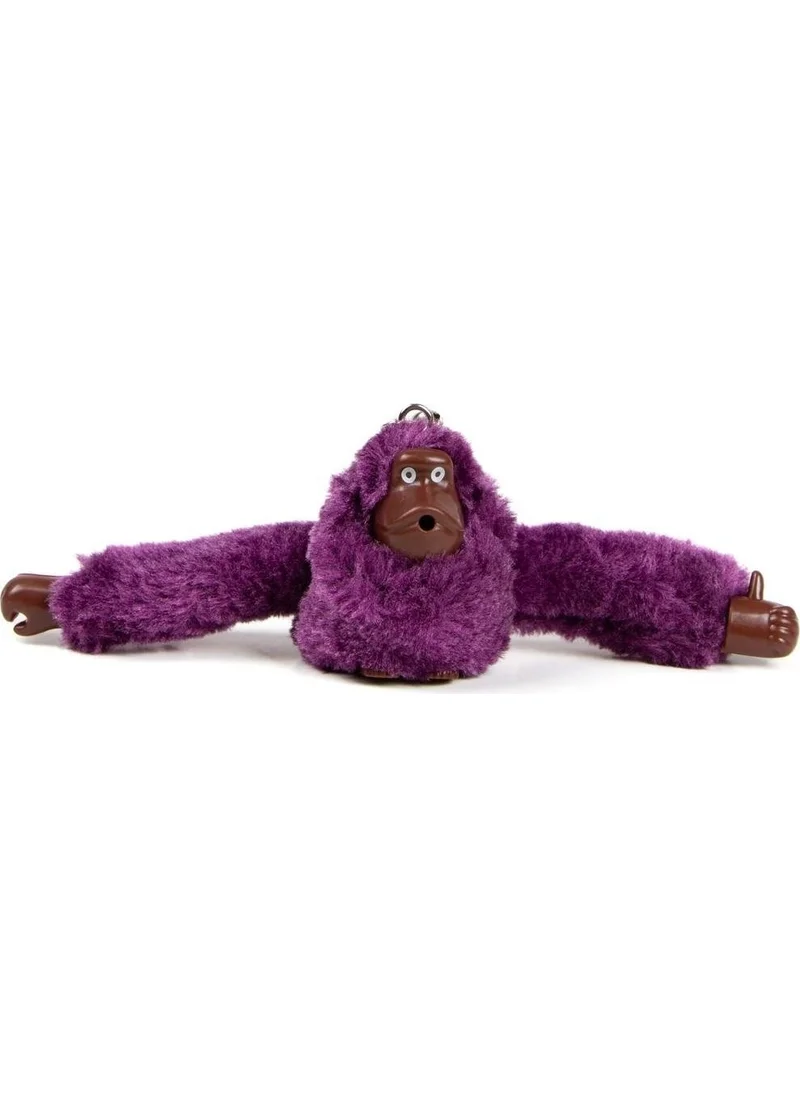 Newish Polo Newishpolo Monkey Plush Keychain Purple