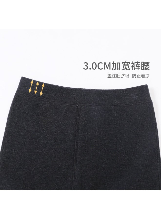 Long time companion girls' Thermal Pants - Pure Wool, Solid Color, High Waist, Windproof, Wearable As Outer Layer, Autumn Underwear - Image 4