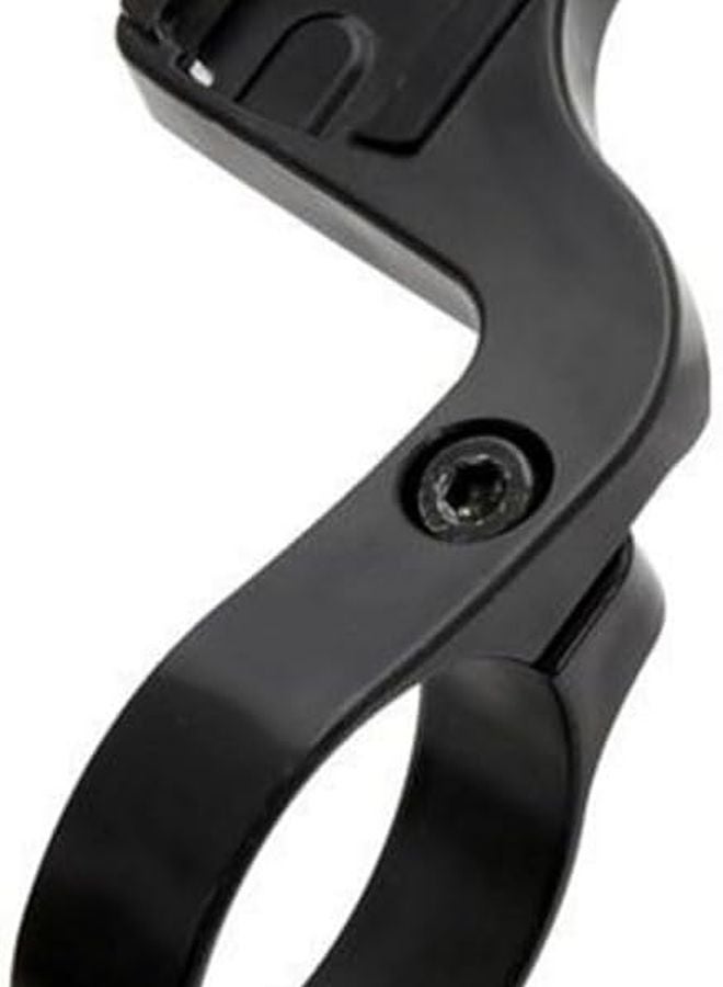 Black Plastic Bicycle Computer Handlebar Mount Bracket Out Front Extension Stand 3 3 x 4 x 8 cm - Image 1