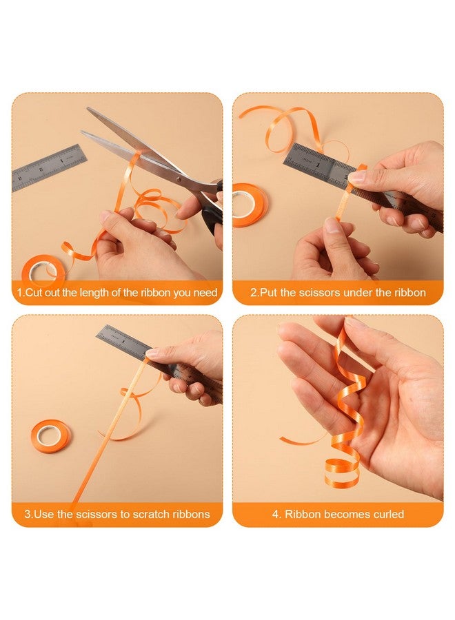 Shappy 15 لفة شريط تجعيد 1/5" عرض × 11 ياردة خيط بالون معدني للتغليف بألوان متنوعة من الأشرطة للأقواس والحرف (لون لامع) - Image 4