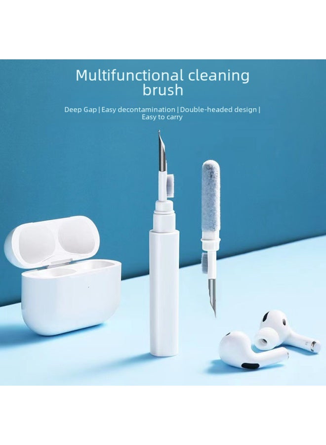 Bluetooth Cleaning Pen Bluetooth Earphone Cleaning Pen Dust Removal Tool Earphone Multifunctional Cleaning Brush-Color:Black Pearlescent Bag  - Image 1