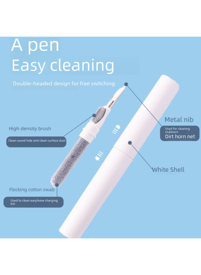 Bluetooth Cleaning Pen Bluetooth Earphone Cleaning Pen Dust Removal Tool Earphone Multifunctional Cleaning Brush-Color:Black Pearlescent Bag  - Image 3