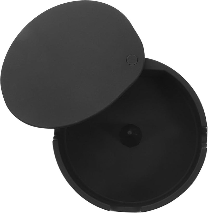 Silicone Ashtray With Lid Windproof Smokeless Odor Reducing Easy Clean Indoor Desktop - Image 1