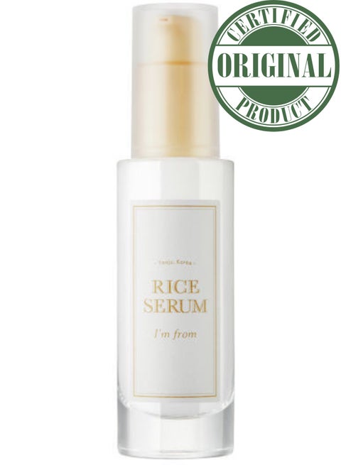 Rice Serum, 73% Korean Fermented Rice Embryo Extract Boosts Collagen, Vitality, Radiant Glowing Skin, Niacinamide, Vitality to Dull Skin, Nourishing, Moisturizing 30ml