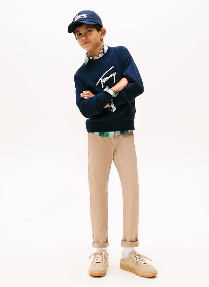 TOMMY HILFIGER Kids Essentials Regular Fit Pants