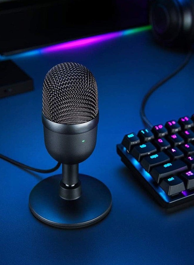 Mini USB Condenser Microphone: for Streaming and Gaming on PC - Professional Recording Quality - Precise Supercardioid Pickup Pattern - Tilting Stand - Shock Resistant - Classic Black  - Image 5