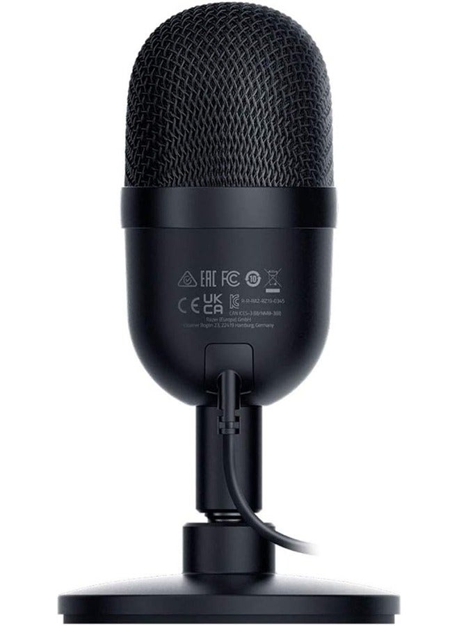 Mini USB Condenser Microphone: for Streaming and Gaming on PC - Professional Recording Quality - Precise Supercardioid Pickup Pattern - Tilting Stand - Shock Resistant - Classic Black  - Image 3