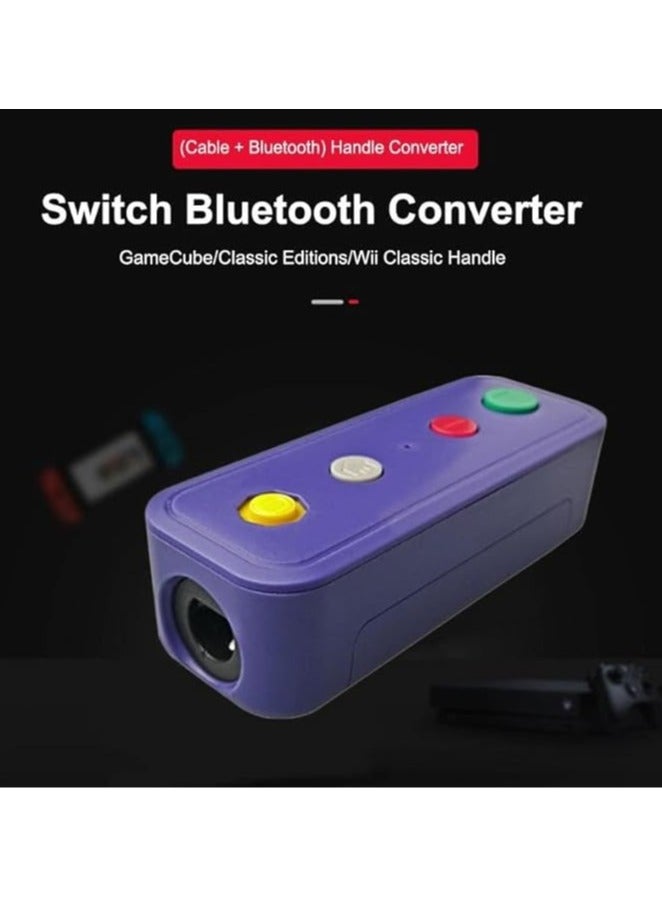 Switch Bluetooth converter Switch to WII NES handheld mini NGC gamepad converter.USB cable wireless Bluetooth adapter, suitable for switching to the game cube/classic version Wii classic - Image 3