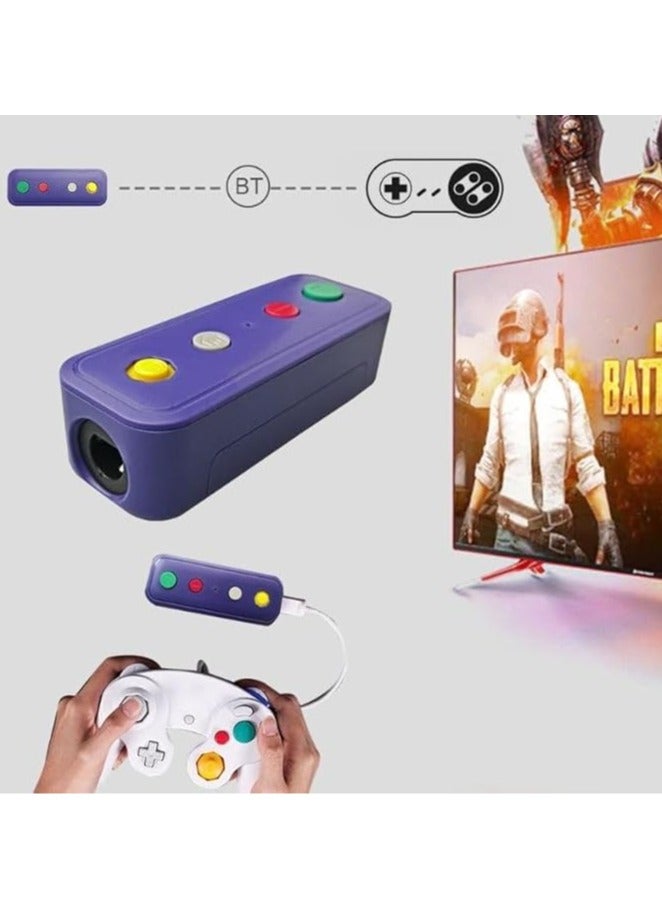 Switch Bluetooth converter Switch to WII NES handheld mini NGC gamepad converter.USB cable wireless Bluetooth adapter, suitable for switching to the game cube/classic version Wii classic - Image 5