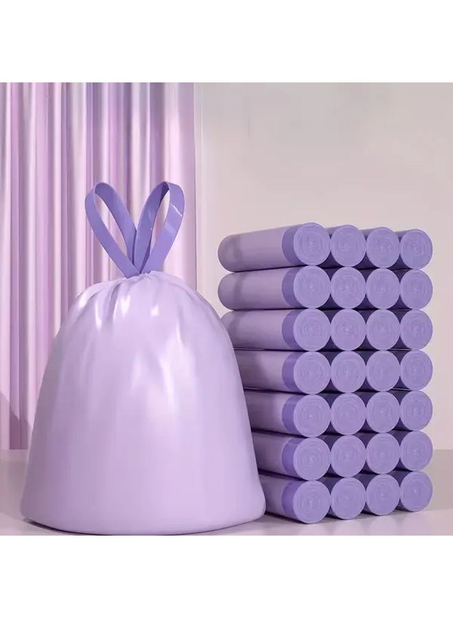 Purple Trash Bags 50 Pack Thick Leak Proof Tear Resistant For Kitchen Bathroom - Image 5