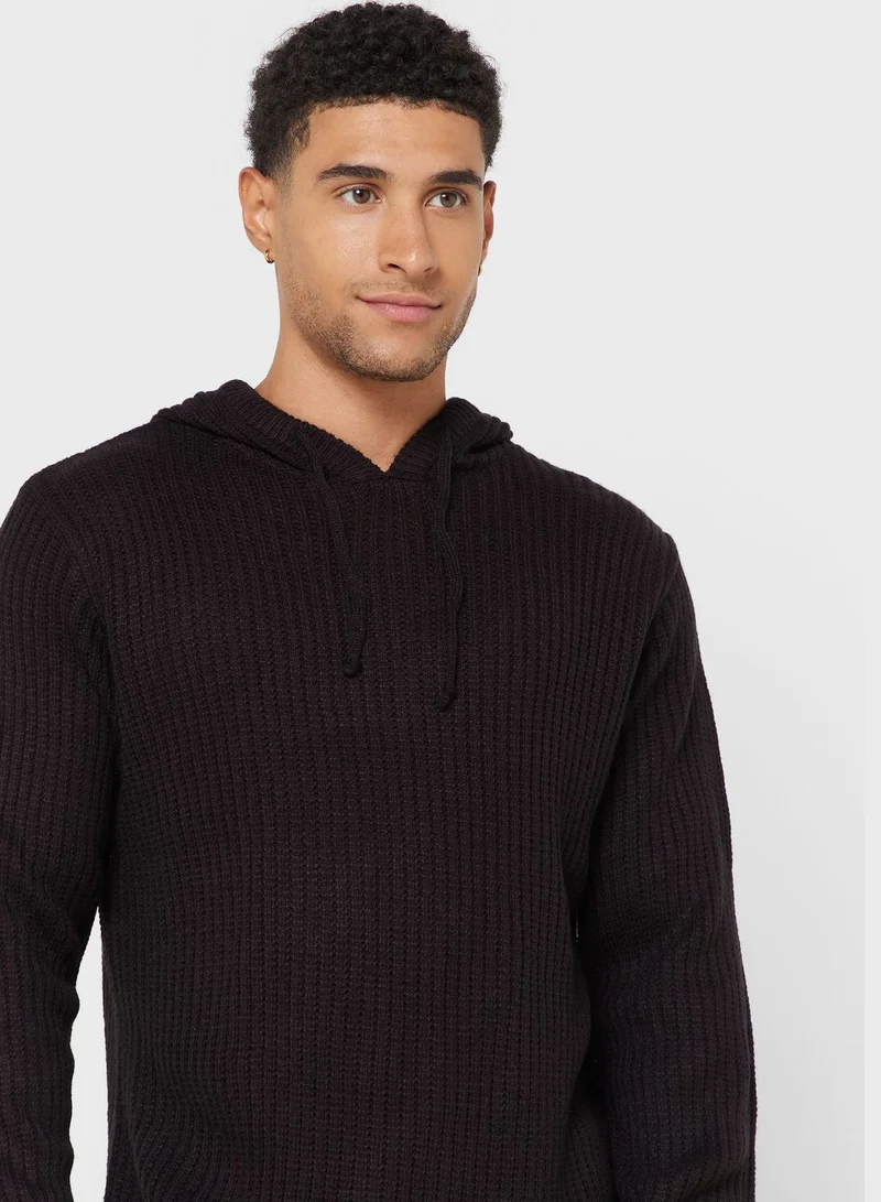BRAVE SOUL Knitted Hoodie