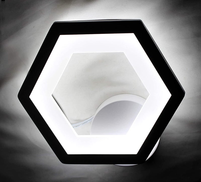 kinis Acrylic Led Lamp for Wall/Led Wall Light/Led Wall Lamp/Led Wall Scone to Décor Your Home/Living Room,Hexagon Shape,5 Watt,Yellow,White&Natural White - Image 2