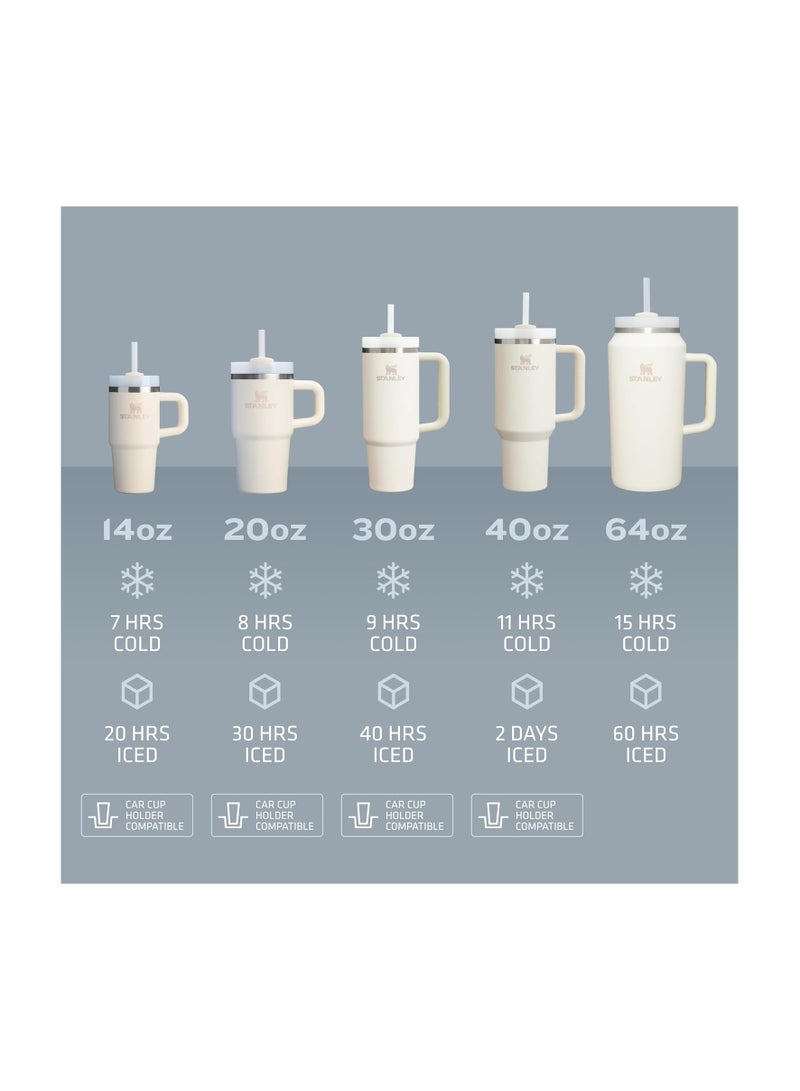 Stanley Quencher H2.0 FlowState Stainless Steel Vacuum Insulated Tumbler with Lid and Straw for Water, Iced Tea or Coffee, Smoothie and More, Black 2.0, 40oz/1.18 L - Image 4